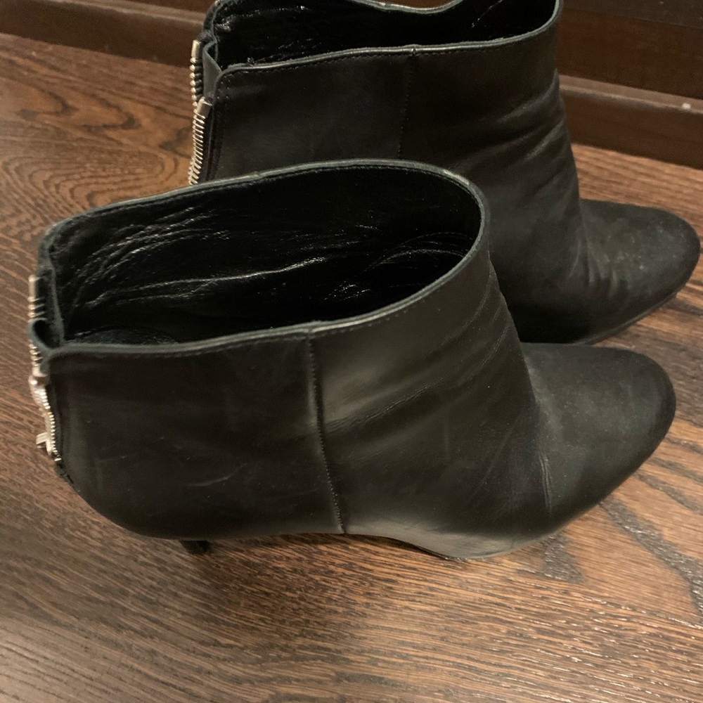 Prada Black Leather Booties with Box - Picture 3 of 8